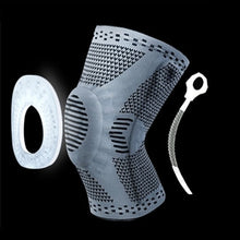 Load image into Gallery viewer, 1 PC Silicone Padded Knee Pads Supports Brace Basketball Fitness Meniscus Patella Protection Kneepads Sports Safety Knee Sleeve