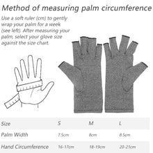 Load image into Gallery viewer, 1 Pair Compression Arthritis Gloves Premium Arthritic Joint Pain Relief Hand Gloves Therapy Open Fingers Compression Gloves