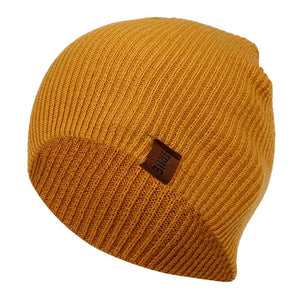 1 Pcs Hat PU Letter True Casual Beanies for Men Women Warm Knitted Winter Hat Fashion Solid Hip-hop Beanie Hat Unisex Cap
