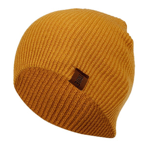 1 Pcs Hat PU Letter True Casual Beanies for Men Women Warm Knitted Winter Hat Fashion Solid Hip-hop Beanie Hat Unisex Cap