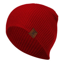 Load image into Gallery viewer, 1 Pcs Hat PU Letter True Casual Beanies for Men Women Warm Knitted Winter Hat Fashion Solid Hip-hop Beanie Hat Unisex Cap