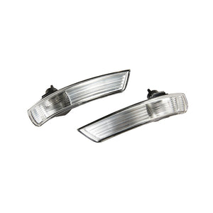 1 Pcs / Pair of Mirror Turn Signal Corner Light Lamp Cover Shade Screen for Ford Focus 2 3 Mondeo 2008 2009 2010 2011