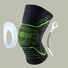 Load image into Gallery viewer, 1 pcs Knee Patella Protector Brace Silicone Spring Knee Pad Basketball Running Compression Knee Sleeve Support Sports Kneepads