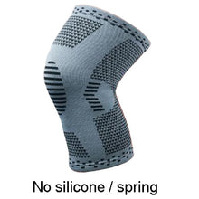 Load image into Gallery viewer, 1 pcs Knee Patella Protector Brace Silicone Spring Knee Pad Basketball Running Compression Knee Sleeve Support Sports Kneepads