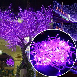 10-100M LED Street Garland String Lights Copper Wire Night Light for Holiday Christmas Xmas Tree Garden Wedding New Year EU Plug