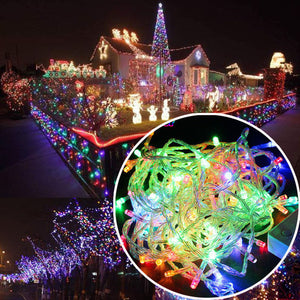 10-100M LED Street Garland String Lights Copper Wire Night Light for Holiday Christmas Xmas Tree Garden Wedding New Year EU Plug