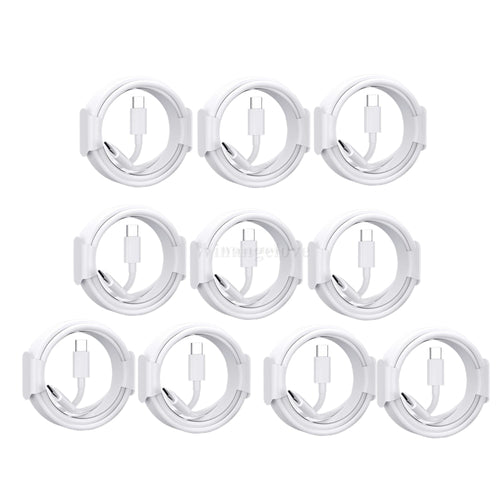 10 Piece 2M USB C Cable Charging PD Charger Type C 20W Quick Charge Wire for ios Phone Cable for phone 14 13 12 11