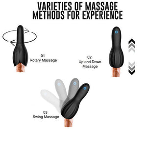 10 Vibration Modes Male Sensitive Head Training Oral Cup for Men Prolonged Strong Erection Time Experience Satisfied Sexual Life