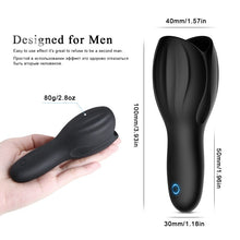 Load image into Gallery viewer, 10 Vibration Modes Male Sensitive Head Training Oral Cup for Men Prolonged Strong Erection Time Experience Satisfied Sexual Life