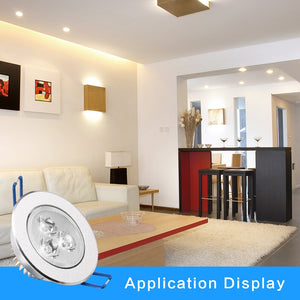 10 pack/lots epacket 7-25 Day  LED Spot LED Downlight Dimmable Bright Recessed decoration Ceiling Lamp 110V 220V AC85-265V