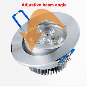 10 pack/lots epacket 7-25 Day  LED Spot LED Downlight Dimmable Bright Recessed decoration Ceiling Lamp 110V 220V AC85-265V