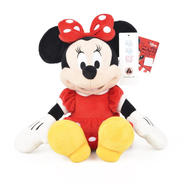 100% Original Disney Stuffed Animals Plush Mickey Minnie Mouse Daisy Donald Duck Toy Dolls Birthday Christmas Gifts Children Kid