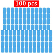 Load image into Gallery viewer, 100Pcs Replacement Abs Gel Pads Muscle Electric Stimulator Body Training Device Gel Pads for EMS Abdominal ABS Trainer Gel Patch