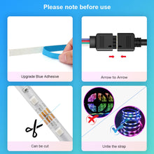 Load image into Gallery viewer, 10M 20M LED Strip Light RGB 5050 Lights Music Sync Color Changing  Sensitive Built-in Mic, App Controlled LED Lights Rope Lights