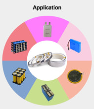 Load image into Gallery viewer, 10meter Li-ion Battery Nickel Sheet Plate Nickel Plated Strip Connector 0.1mm Steel Belt Spot Weld Machine Battery Welder 18650