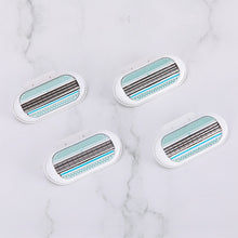 Load image into Gallery viewer, 10pcs/lot Beauty Safety Female Razor Blade Shaving For Women Blades  Woman Shaver Razor Blades Replacement Head