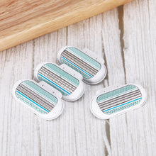 Load image into Gallery viewer, 10pcs/lot Beauty Safety Female Razor Blade Shaving For Women Blades  Woman Shaver Razor Blades Replacement Head