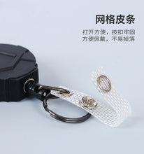 Load image into Gallery viewer, 30PCS Heavy Duty Retractable Keychain with Belt Clip, Retractable ID Badge Reel, Retractable Badge Holder with 31.5” Steel Cord and Key Ring, 9.0oz, 2-Pack