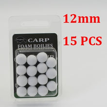 Load image into Gallery viewer, 12/15PCS Carp Fishing Accessories Foam Boilies for Zig Rig Hair Chod Ronnie Rig Pop UP Boilies for Carp Fishing Tackle Equipment