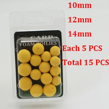 Load image into Gallery viewer, 12/15PCS Carp Fishing Accessories Foam Boilies for Zig Rig Hair Chod Ronnie Rig Pop UP Boilies for Carp Fishing Tackle Equipment