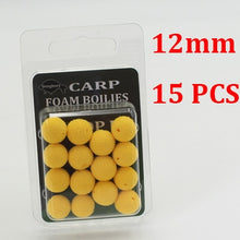 Load image into Gallery viewer, 12/15PCS Carp Fishing Accessories Foam Boilies for Zig Rig Hair Chod Ronnie Rig Pop UP Boilies for Carp Fishing Tackle Equipment