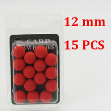 Load image into Gallery viewer, 12/15PCS Carp Fishing Accessories Foam Boilies for Zig Rig Hair Chod Ronnie Rig Pop UP Boilies for Carp Fishing Tackle Equipment