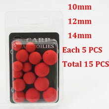 Load image into Gallery viewer, 12/15PCS Carp Fishing Accessories Foam Boilies for Zig Rig Hair Chod Ronnie Rig Pop UP Boilies for Carp Fishing Tackle Equipment