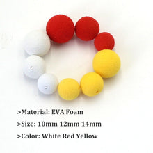 Load image into Gallery viewer, 12/15PCS Carp Fishing Accessories Foam Boilies for Zig Rig Hair Chod Ronnie Rig Pop UP Boilies for Carp Fishing Tackle Equipment