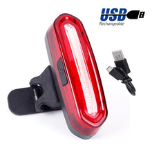 Load image into Gallery viewer, 120Lumens Bicycle Rear Light USB Rechargeable Cycling LED Taillight Waterproof MTB Road Bike Tail Light Flashing For Bicycle