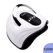 Load image into Gallery viewer, 120W LED Nail Lamp Nail Dryer Dual hands 42PCS LED UV Lamp For Curing UV Gel Nail Polish With Motion Sensing Manicure Salon Tool