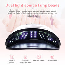 Load image into Gallery viewer, 120W LED Nail Lamp Nail Dryer Dual hands 42PCS LED UV Lamp For Curing UV Gel Nail Polish With Motion Sensing Manicure Salon Tool