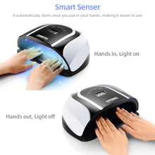 Load image into Gallery viewer, 120W Nail Dryer UV LED Lamp For Gel Varnish Nails Gel Polishing 30S/60S/90S Timing Lamp Nail Dryer For Drying Nail Art Tool