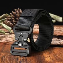 Load image into Gallery viewer, 125-140long big size Belt Male Tactical military Canvas Belt Outdoor Tactical Belt men&#39;s Military Nylon Belts Army ceinture hom