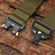 Load image into Gallery viewer, 125-140long big size Belt Male Tactical military Canvas Belt Outdoor Tactical Belt men&#39;s Military Nylon Belts Army ceinture hom