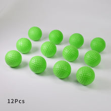 Load image into Gallery viewer, 12Pcs Foam Practice Golf Balls Yellow Green Orange Golf Training Balls Outdoor Indoor Putting Green Target Backyard Swing Game