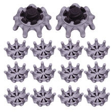 Load image into Gallery viewer, 14pcs Golf shoes soft Spikes Pins 1/4 Turn Fast Twist Shoe Spikes Replacement Set golf training aids