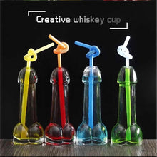 Load image into Gallery viewer, 150ML Shot Glass Cup Funny Penis Glasses Cocktails Whiskey Wine Party Bar Club Dedicated Small Mouth No Sprinkling Dick Straws