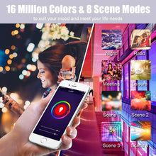 Load image into Gallery viewer, 15W WiFi Smart Bulb B22 E27 LED RGB Light Lamp Work Alexa Google Home With RGB+ Dimmable Remote Control Colore Light Magic Bulb