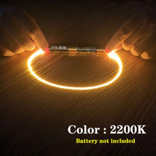 Load image into Gallery viewer, 15pcs Edison Bulb Filament Lamp Parts DC3V Green Pink 300mm LED Chip Incandescent Light Accessories Diodes Flexible filament