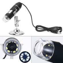 Load image into Gallery viewer, 1600X USB Digital Microscope Camera Endoscope 8LED Magnifier with Metal Stand