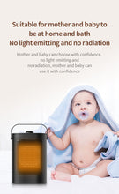 Load image into Gallery viewer, Rotatable Electric Heater Air Heating Blower Portable,Heater with Low Noise,Quicking Heat Width Spread Warming Area Office Warme