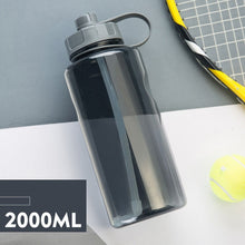 Load image into Gallery viewer, 1L 2L 3L Large Capacity Sports Water Bottles Portable Plastic Outdoor Camping Picnic Bicycle Cycling Climbing Drinking Bottles