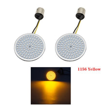 Load image into Gallery viewer, 1Pair Motorcycle Led Turn Signals Kit for Harley Road Glide Touring Sportster with 1156 1157 Base White/Amber Led Turn Signal