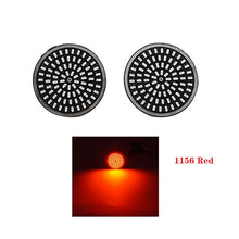 Load image into Gallery viewer, 1Pair Motorcycle Led Turn Signals Kit for Harley Road Glide Touring Sportster with 1156 1157 Base White/Amber Led Turn Signal