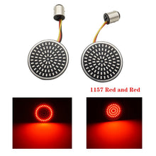 Load image into Gallery viewer, 1Pair Motorcycle Led Turn Signals Kit for Harley Road Glide Touring Sportster with 1156 1157 Base White/Amber Led Turn Signal