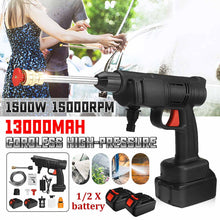 Load image into Gallery viewer, New 35Bar 1500W Wireless High Pressure Car Washer 13000mah Sprayer Steam Wash Gun Supplies Cleaning Machine for Makit Generator