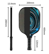 Load image into Gallery viewer, Pickleball Paddles, Pickleball Paddles Set, Fiberglass Surface, Polypropylene Honeycomb Core, Cushion Grip, Lightweight Pickleball, Portable Carry Bag