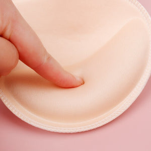 1pair Thick Sponge Bra Pads for Women Swimsuit Breast Push Up Breast Enhancer Removeable Bra Pads Inserts Cups Bra Accessories