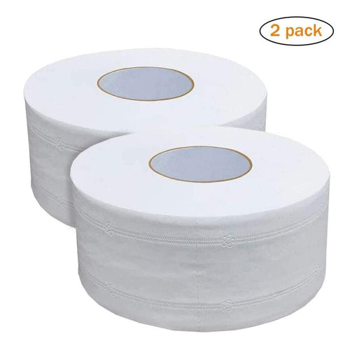 2 Rolls Toilet Paper Top Jumbo Soft for Household and Commercial Toilet Paper 4-Ply Native Wood Toilet Paper Pulp Rolling Paper