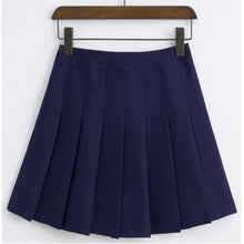 Load image into Gallery viewer, 2018 New Spring high waist ball pleated skirts Harajuku Denim Skirts solid a-line sailor skirt Plus Size Japanese school uniform